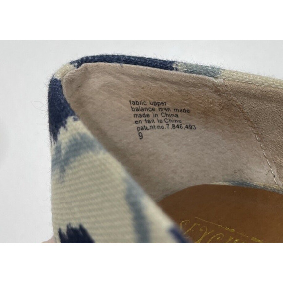 Women’s Seychelles Fabric Heels‎ SIZE 9 Anthropologie Aztec Blue Shoes Pumps - Picture 9 of 15